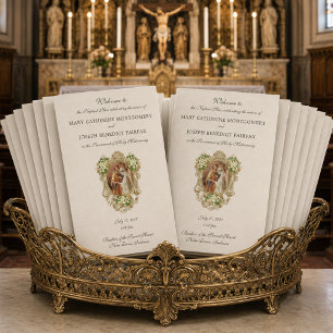 Traditional Latin Mass Wedding Program
