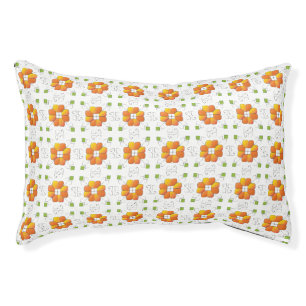 Traditional Latvian SUN sign geometric design IX Pet Bed