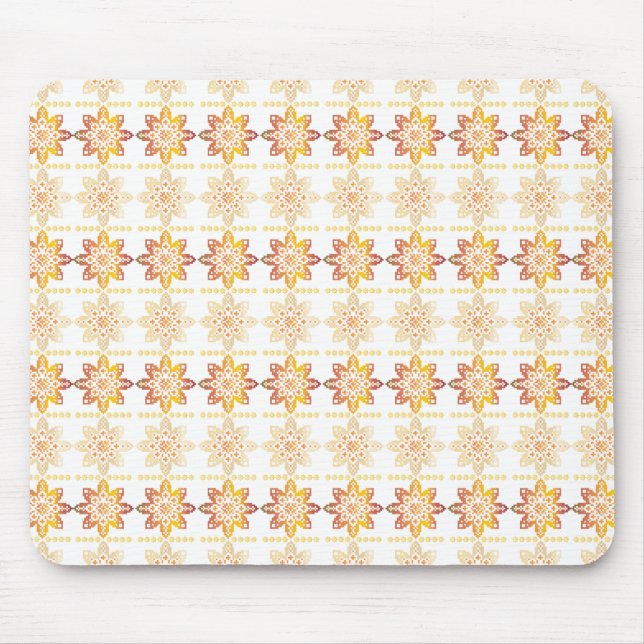 Traditional Latvian SUN sign geometric design VIII Mouse Pad (Front)