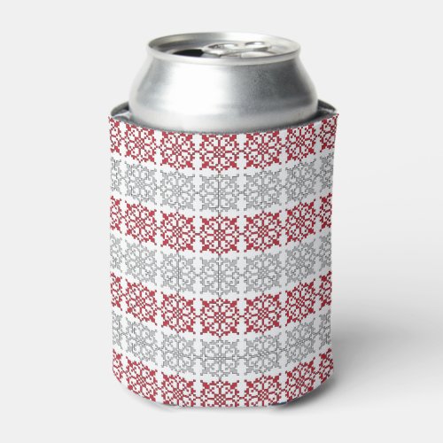 Traditional Latvian SUN sign geometric pattern I Can Cooler