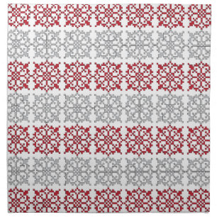 Traditional Latvian SUN sign geometric pattern I Napkin