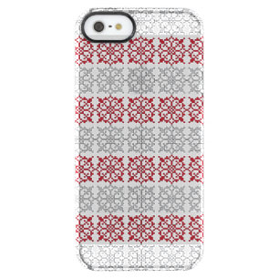 Traditional Latvian SUN sign geometric pattern I Clear iPhone SE/5/5s Case