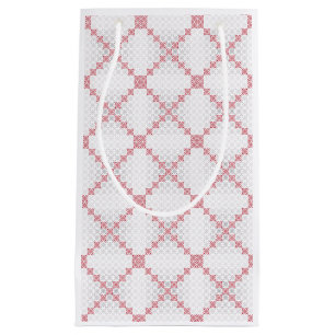 Traditional Latvian SUN sign geometric pattern II Small Gift Bag