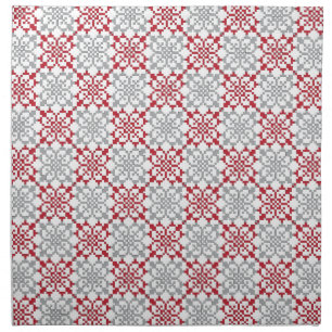 Traditional Latvian SUN sign geometric pattern III Napkin
