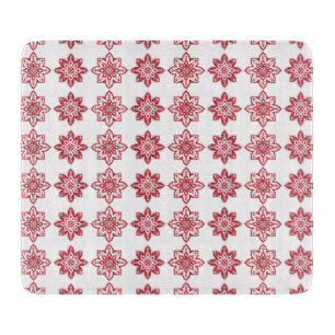 Traditional Latvian SUN sign geometric pattern IV Cutting Board