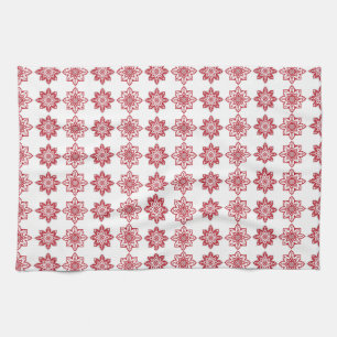 Traditional Latvian SUN sign geometric pattern IV Towel