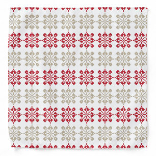 Traditional Latvian SUN sign geometric pattern VI Bandana