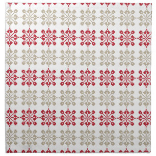 Traditional Latvian SUN sign geometric pattern VI Napkin