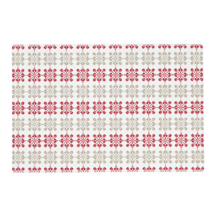 Traditional Latvian SUN sign geometric pattern VI Placemat