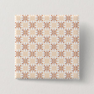 Traditional Latvian SUN sign geometric pattern VII Button