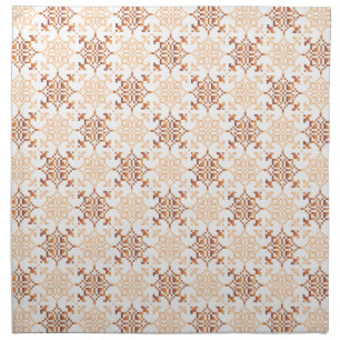 Traditional Latvian SUN sign geometric pattern VII Napkin