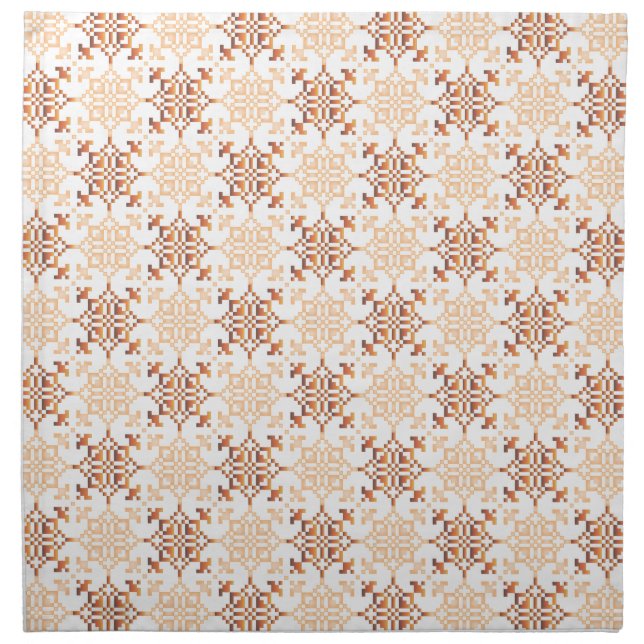 Traditional Latvian SUN sign geometric pattern VII Napkin (Front)