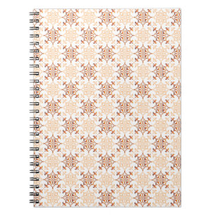 Traditional Latvian SUN sign geometric pattern VII Notebook