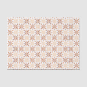 Traditional Latvian SUN sign geometric pattern VII Tissue Paper