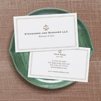 Traditional Lawyer Justice Scale Business Card by sm_business_cards at Zazzle