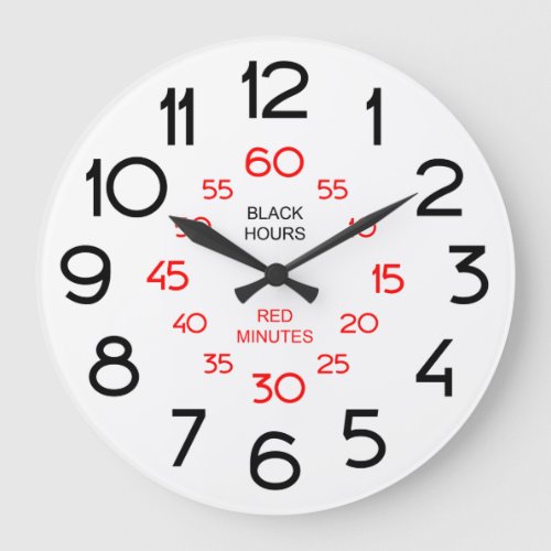 Traditional Learn to Tell Time Classroom Clock