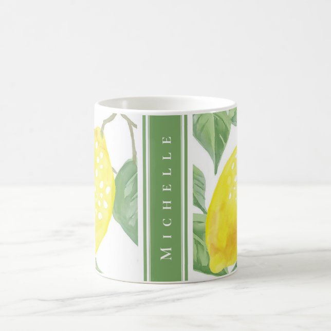 Traditional Lemon Tree Personalized Coffee Mug (Center)
