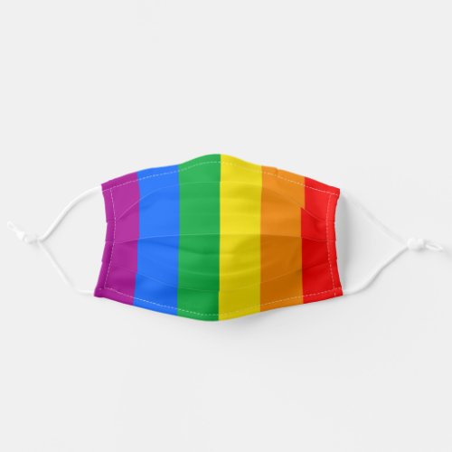 Traditional LGBTQIA Pride Flag Adult Cloth Face Mask