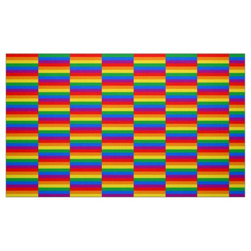 Traditional LGBTQIA Pride Flag Fabric