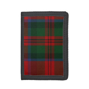 Traditional MacDuff Tartan Plaid Trifold Wallet