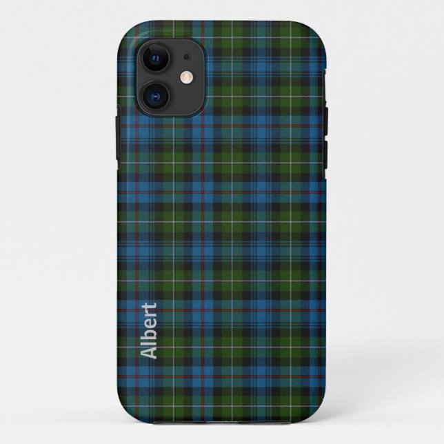 Traditional MacKenzie Tartan Plaid Custom Case-Mate iPhone Case (Back)