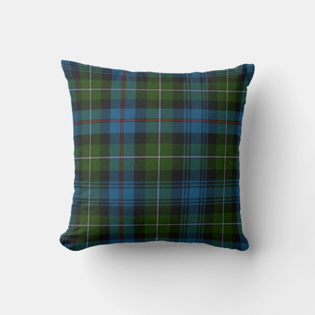 Traditional MacKenzie Tartan Plaid Pillow (Front)