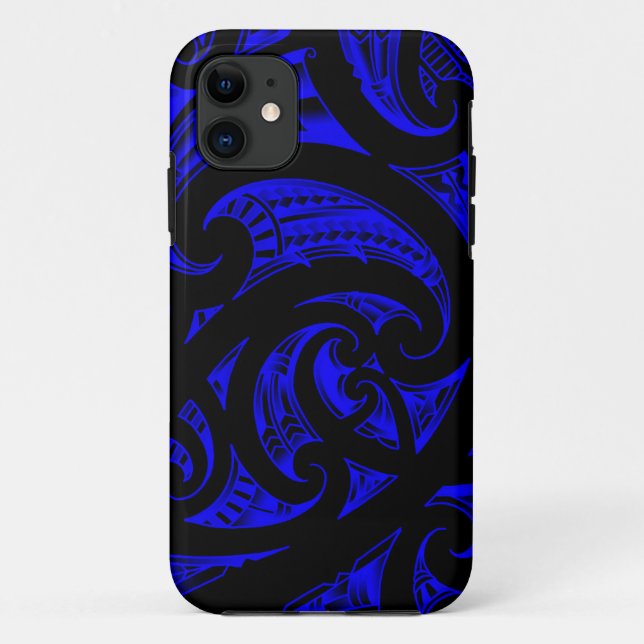Traditional Maori Kirituhi art from New-Zealand Case-Mate iPhone Case (Back)