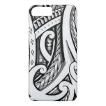 Traditional Maori Style Tattoo Design Iphone 8 Plus/7 Plus Case at Zazzle