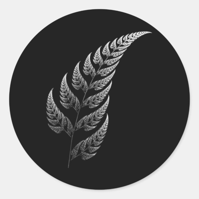 Traditional Maori Tribal Tattoo. New Zealand. Aote Classic Round Sticker (Front)