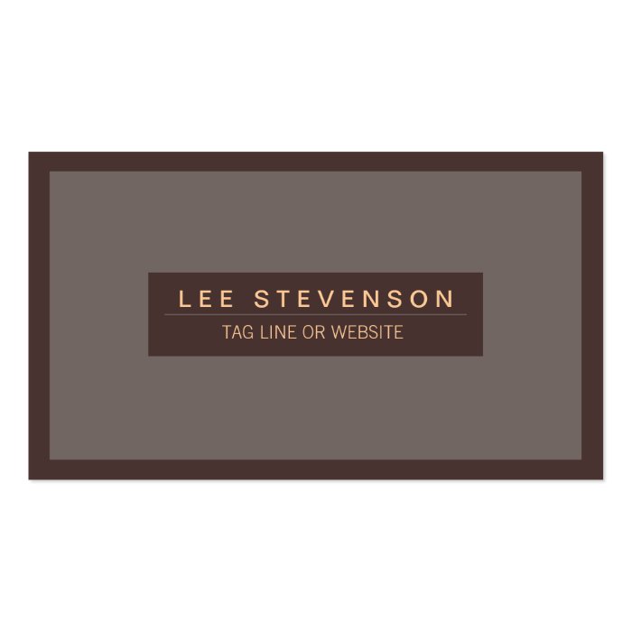 Traditional Masculine Professional  Business card