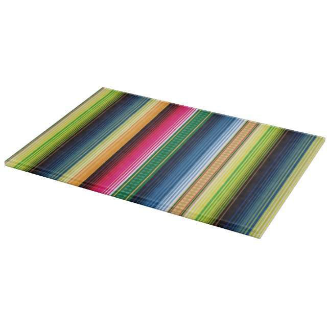 Traditional Mexican Blanket Serape Cutting Board (Corner)