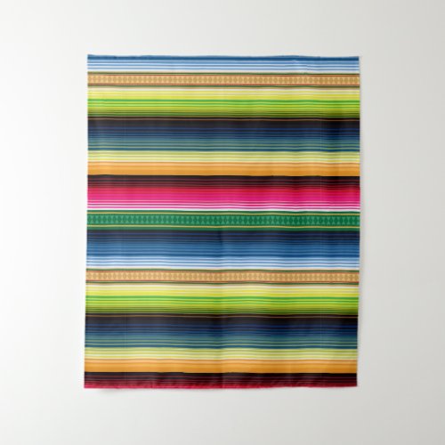 Traditional Mexican Blanket Serape Tapestry