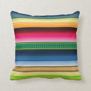 mexican blanket throw pillows