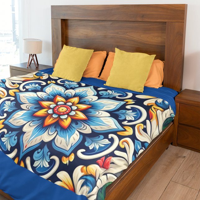 Traditional Mexican Cazuela-Inspired Duvet Cover (Creator Uploaded)