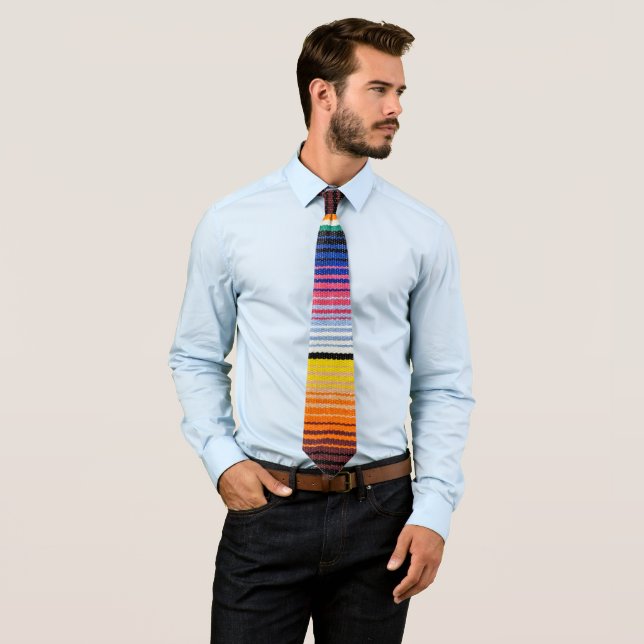 Traditional Mexican Fiesta Design Neck Tie (In Situ)