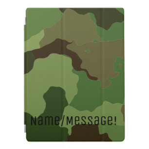 Traditional military camouflage iPad pro cover