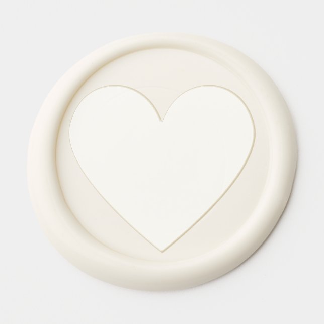 traditional Monogram Crest Classic Elegant Wedding Wax Seal Sticker (Front)