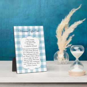 Traditional Moravian Coffee Cake Recipe Kitchen  Plaque