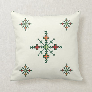 Traditional Moroccan Embroidery | Fassi Embroidery Throw Pillow
