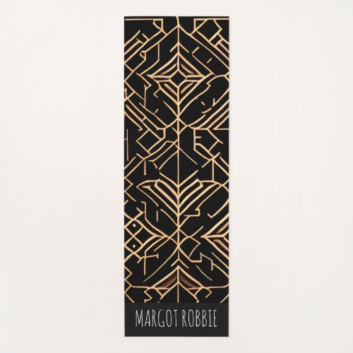 Traditional Moroccan Texture Minimal Pattern Yoga Mat