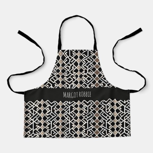 Traditional Moroccan Texture Modern Mosaic Pattern Apron