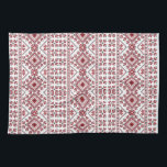Traditional Motif, Romanian Traditional Motif  T-S Kitchen Towel<br><div class="desc">A symbol of Romania’s culture and creativity, the Romanian blouse is famous worldwide. Worn only by women, the “ie” is hand-sewn and embroidered with floral and traditional motifs. These blouses used to be extremely valuable and they were passed from generation to generation. Making a Romanian blouse can even take months,...</div>