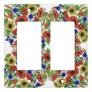 Traditional Motif, Romanian Traditional Motif T-S Light Switch Cover