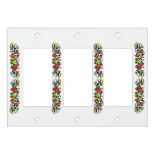 Traditional Motif, Romanian Traditional Motif  T-S Light Switch Cover