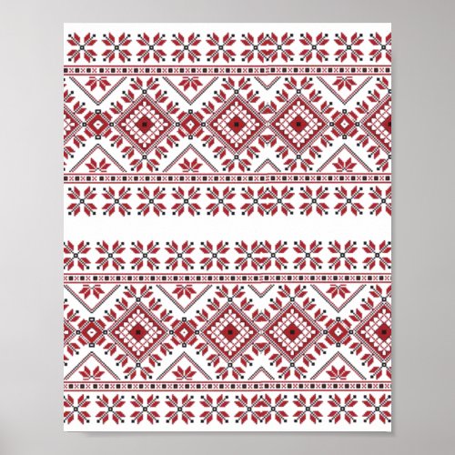 Traditional Motif Romanian Traditional Motif  T_S Poster