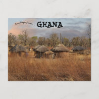 Traditional Mud Huts in Ghana