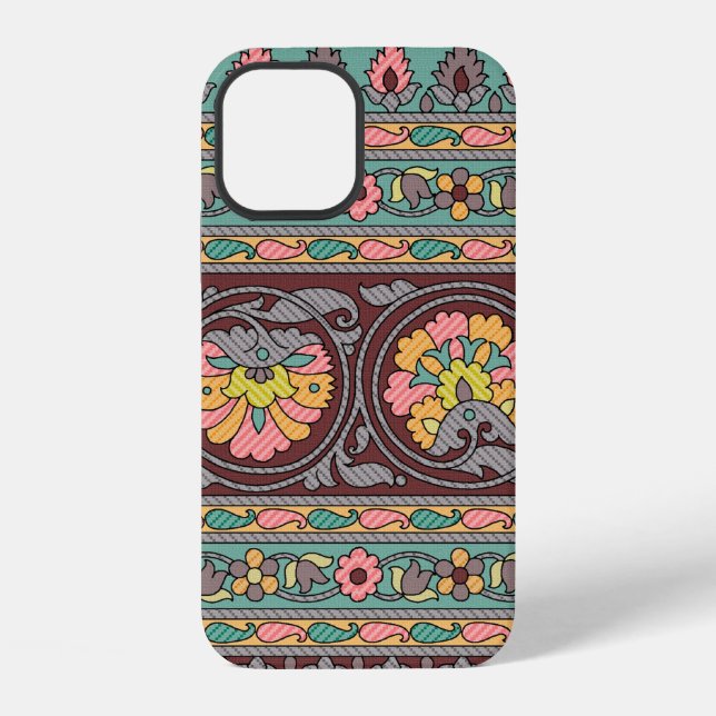 Traditional Mughal Border Designart,pattern,geomet Iphone Case (Back)