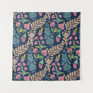 Traditional Mughal Overall Design art,pattern,flor Tapestry