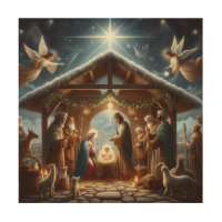 Traditional Nativity Scene