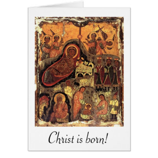 Traditional Nativiy of Christ Cards